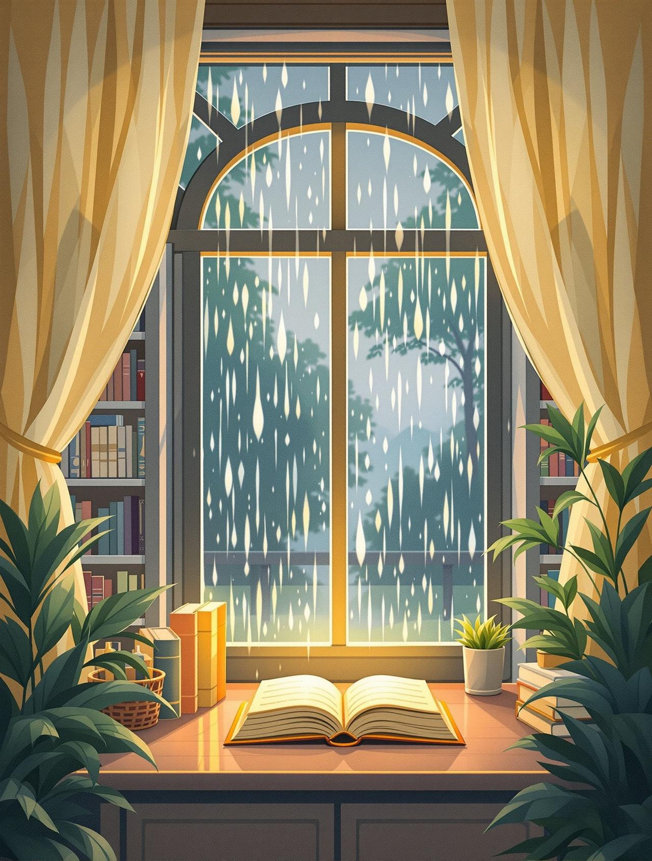 雨天的图书馆 - 短剧资源网新番